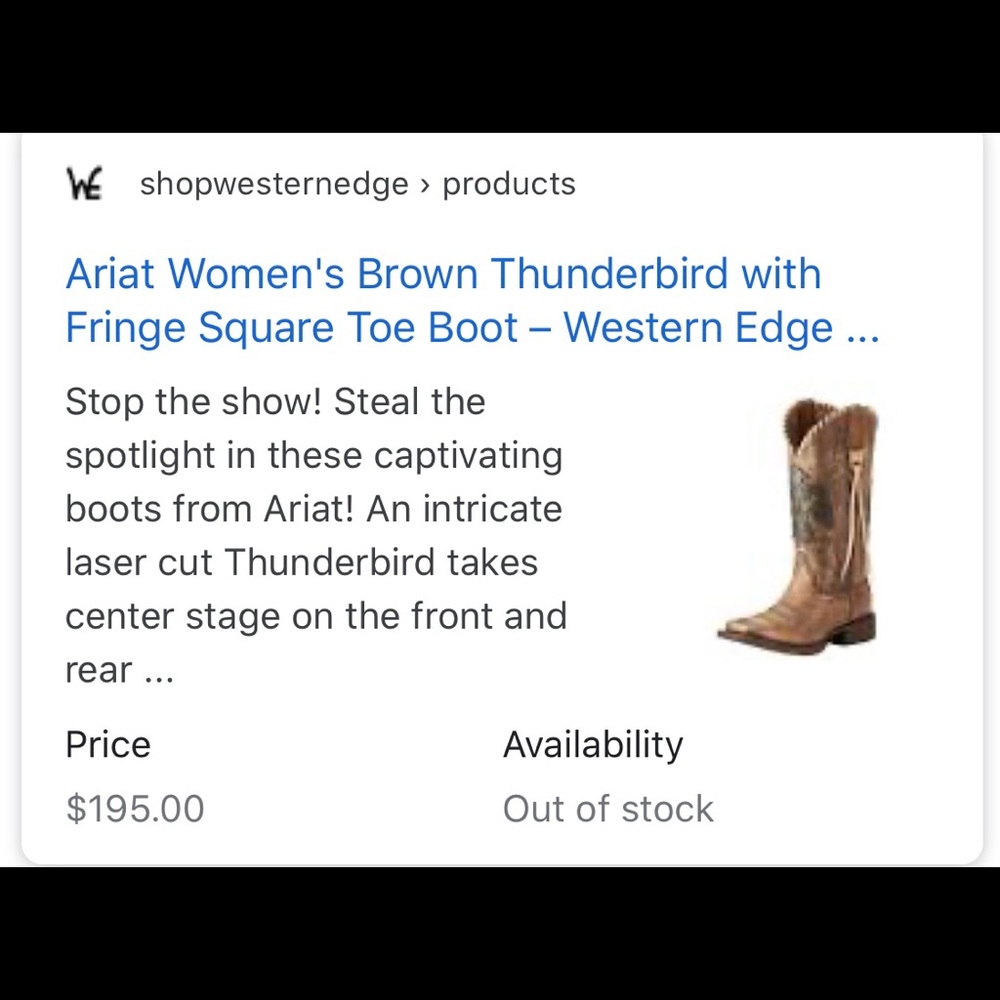 💜👢Ariat Thunderbird square toe👢💜